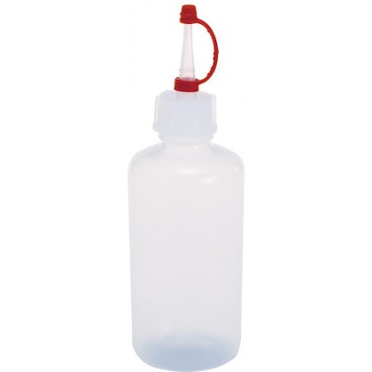 Dentaurum Liquid / Powder Dosing Bottle With Cone Lid (Red Cap) – Plastic - 100ml (162-100-00) - 1pc